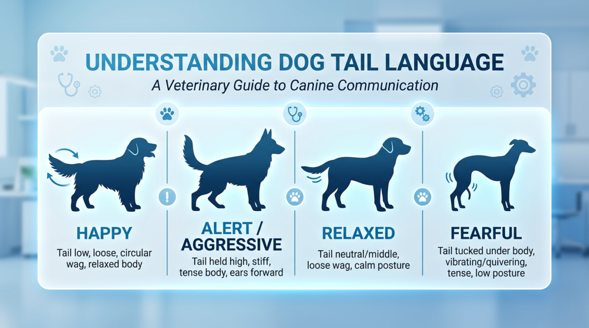Dog Tail Wagging Guide: Interpreting emotional states based on tail height and speed