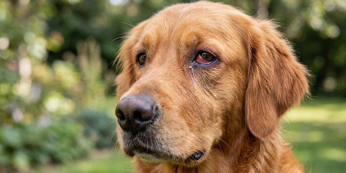Veterinary eye drops for dogs with eye infection, pet eye care
