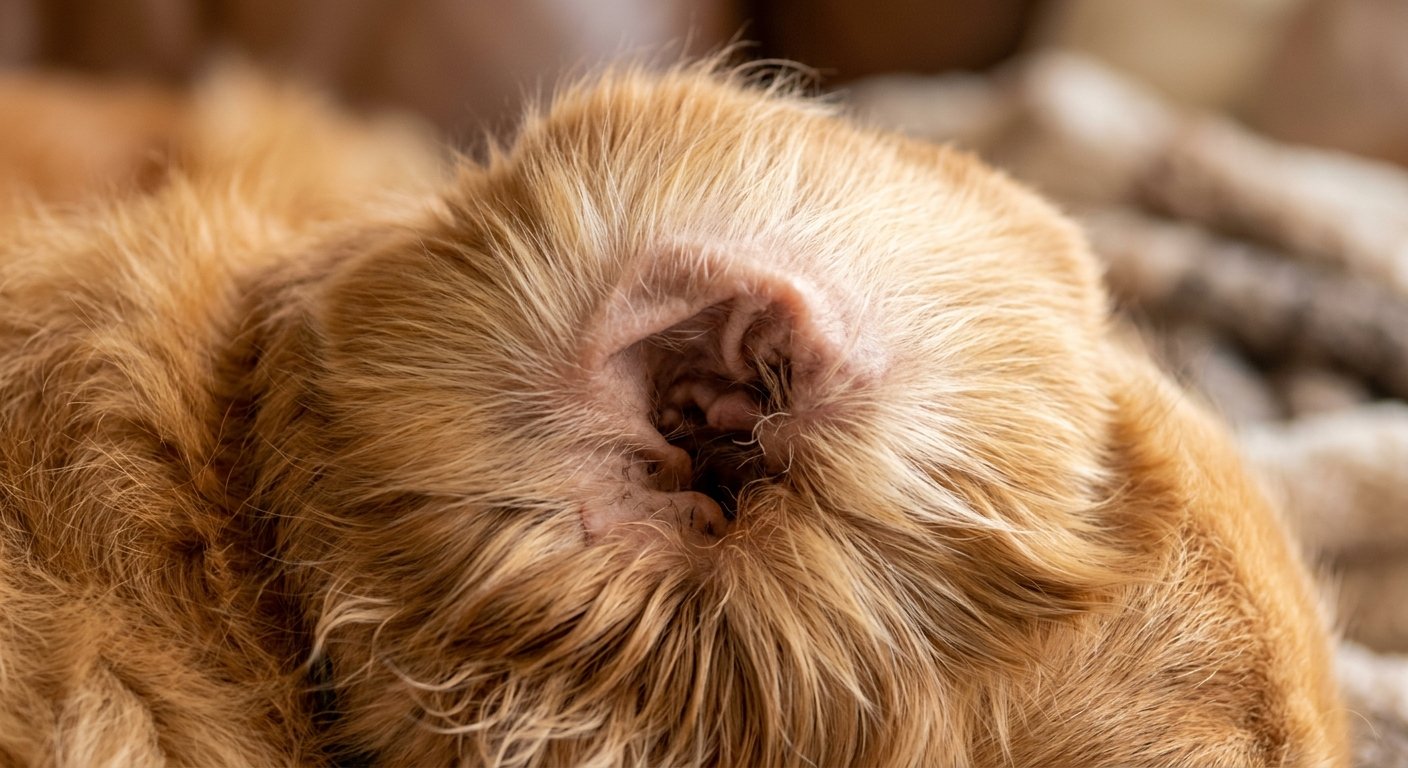 signs of ear infection in dogs — pet care illustration