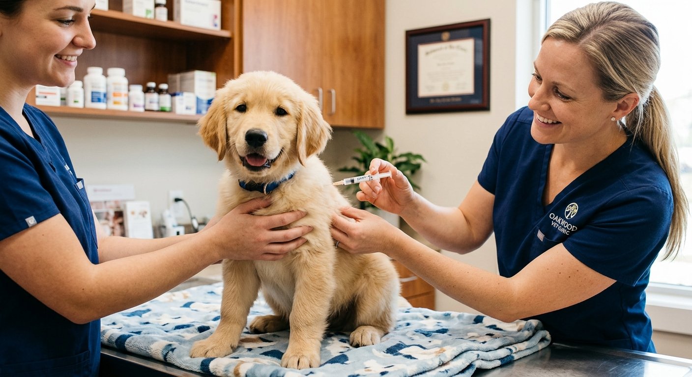 what is dhpp vaccine for dogs — pet care illustration